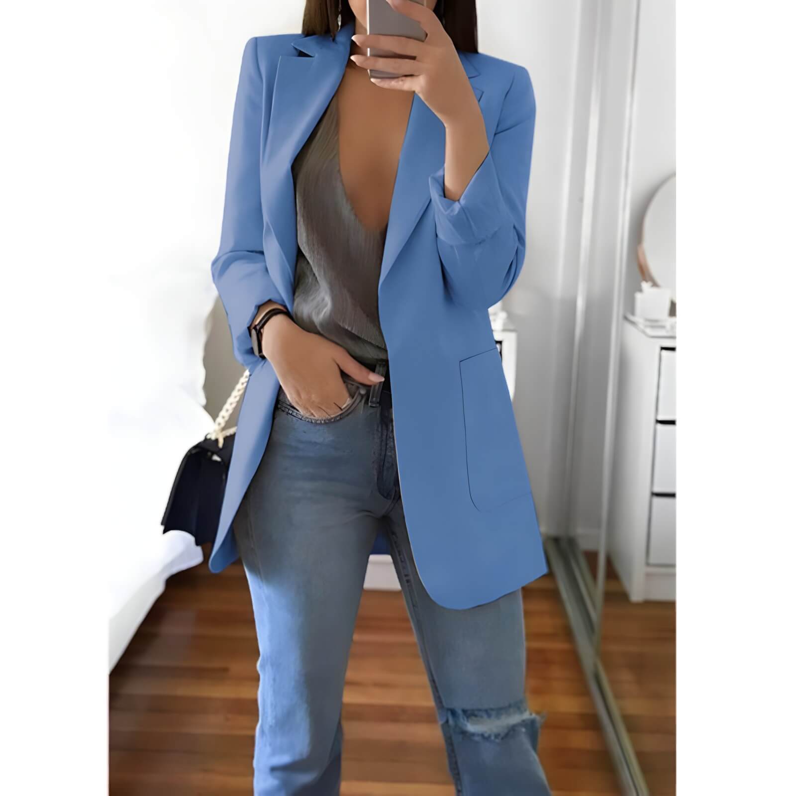Blazer Alongado Fashionist