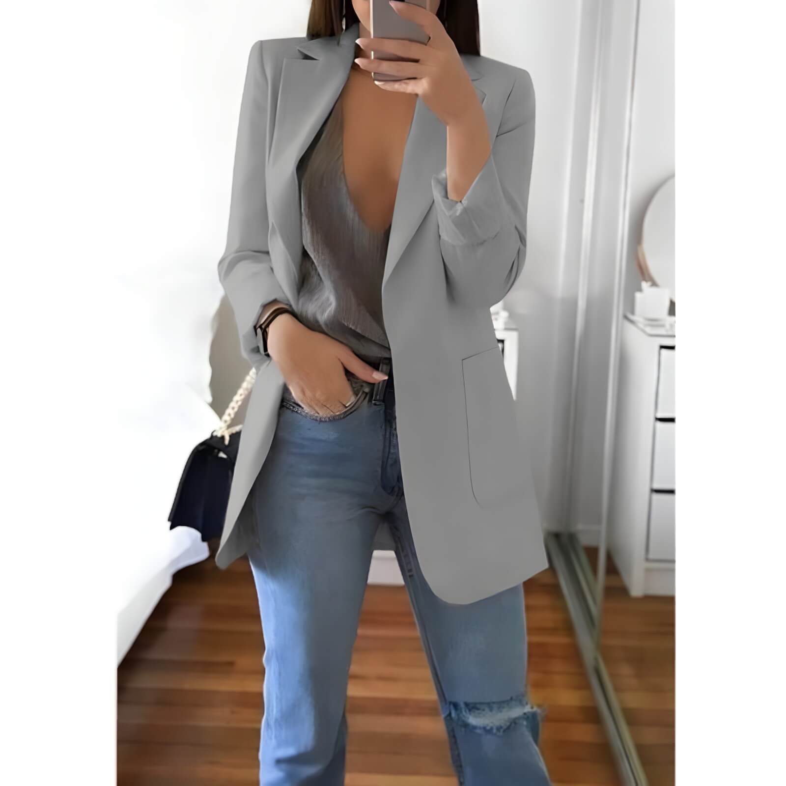 Blazer Alongado Fashionist