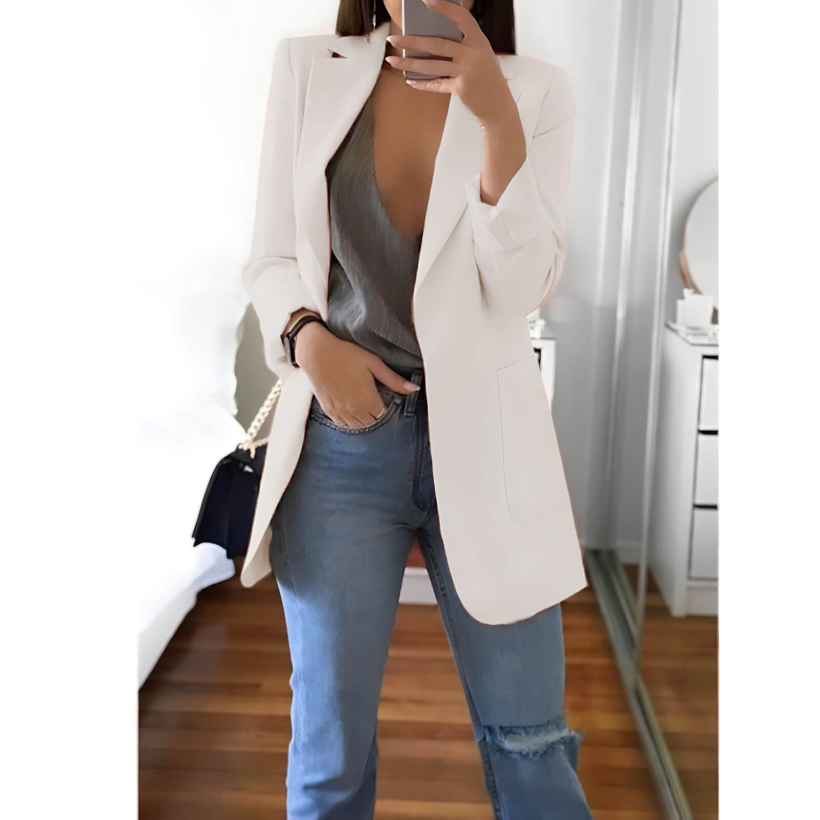 Blazer Alongado Fashionist
