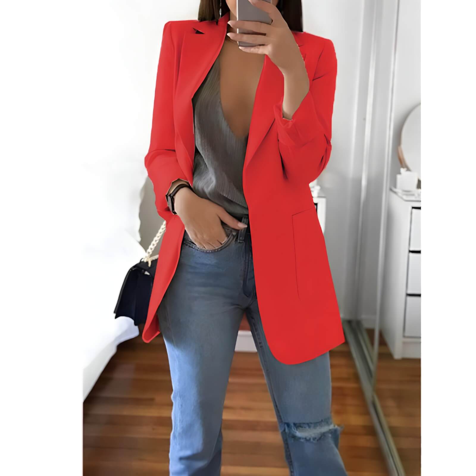 Blazer Alongado Fashionist